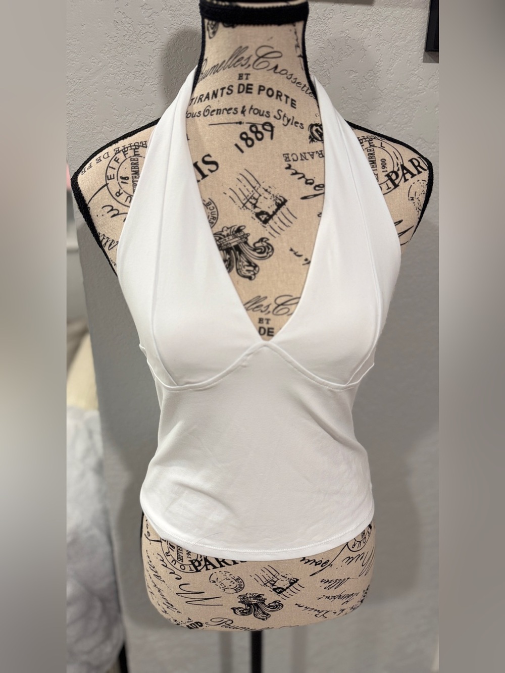 Intimately Free People Still Here Halter Cami Top White M NWT - Picture 2 of 6